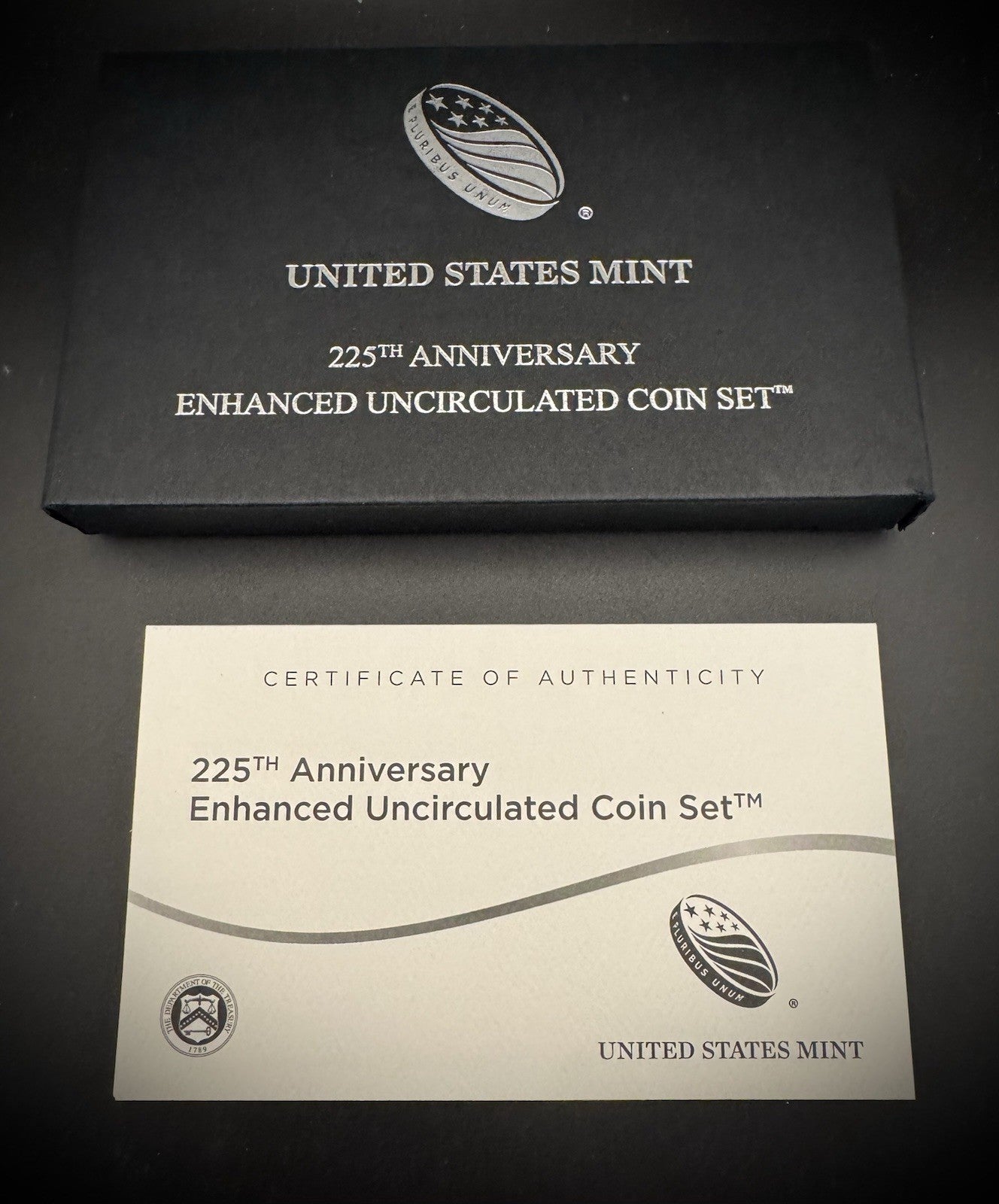 2017-S ATB Quarter GEM ENHANCED Clad 5 Coin Set w 2017 US Mint Box and COA3