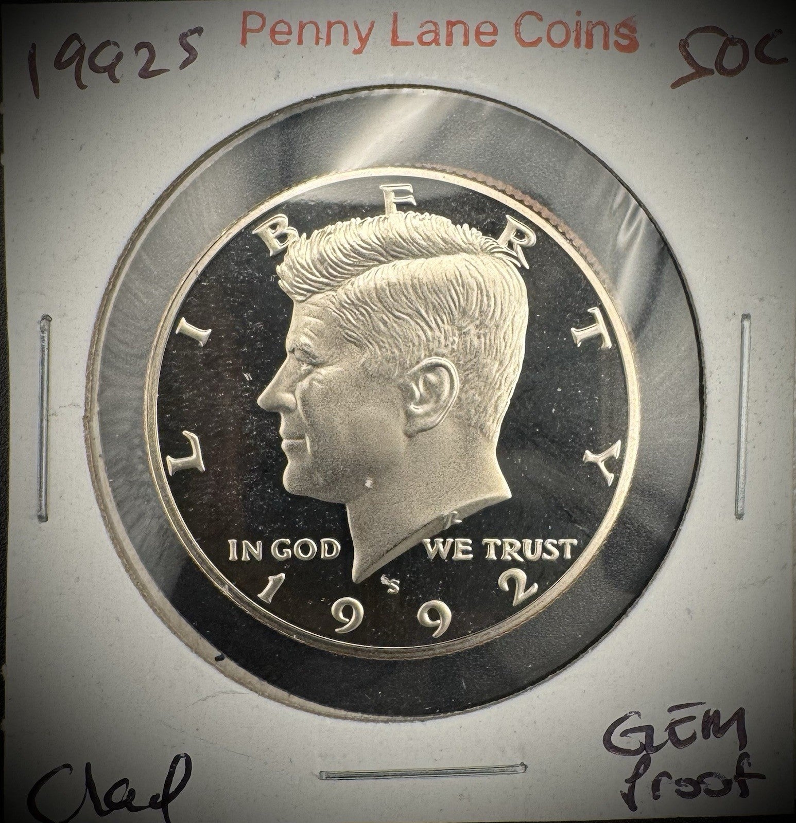 1990-1999 S Kennedy Half Dollar GEM PROOF DEEP ULTRA CAMEO Set Lot Of 10 Coins6