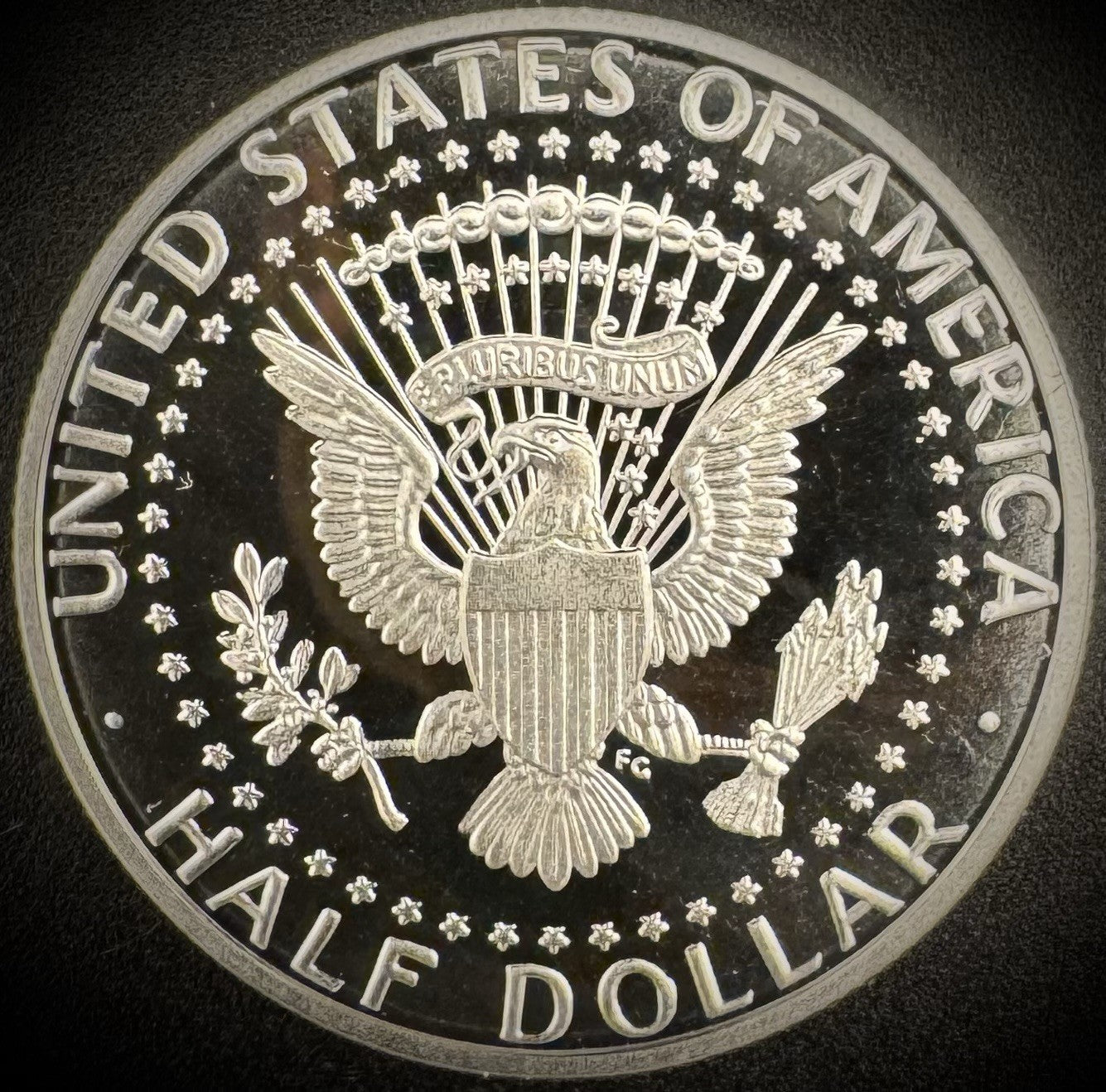 Impaired Kennedy Half Dollar PROOF Coin Lot Of 5 Clad & 1 Silver Coin READ MORE!3
