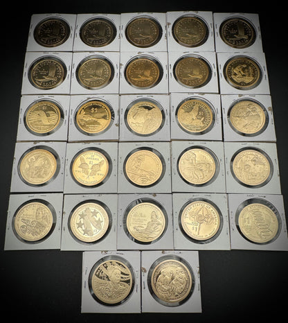 2000-2026-S Sacagawea Proof Dollar Collection Complete set of 27 coins