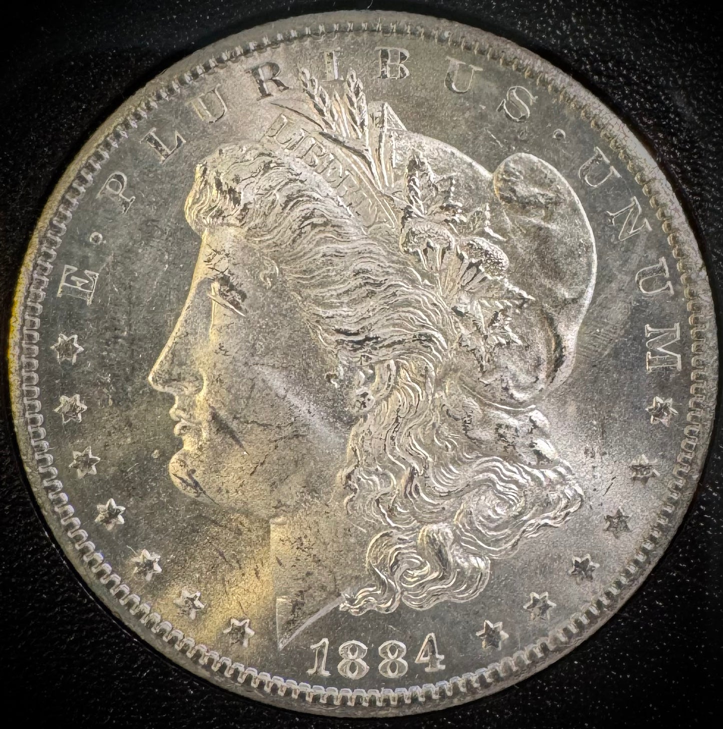 1884-CC Morgan Silver Dollar in Original GSA packaging with Certificate of Authenticity