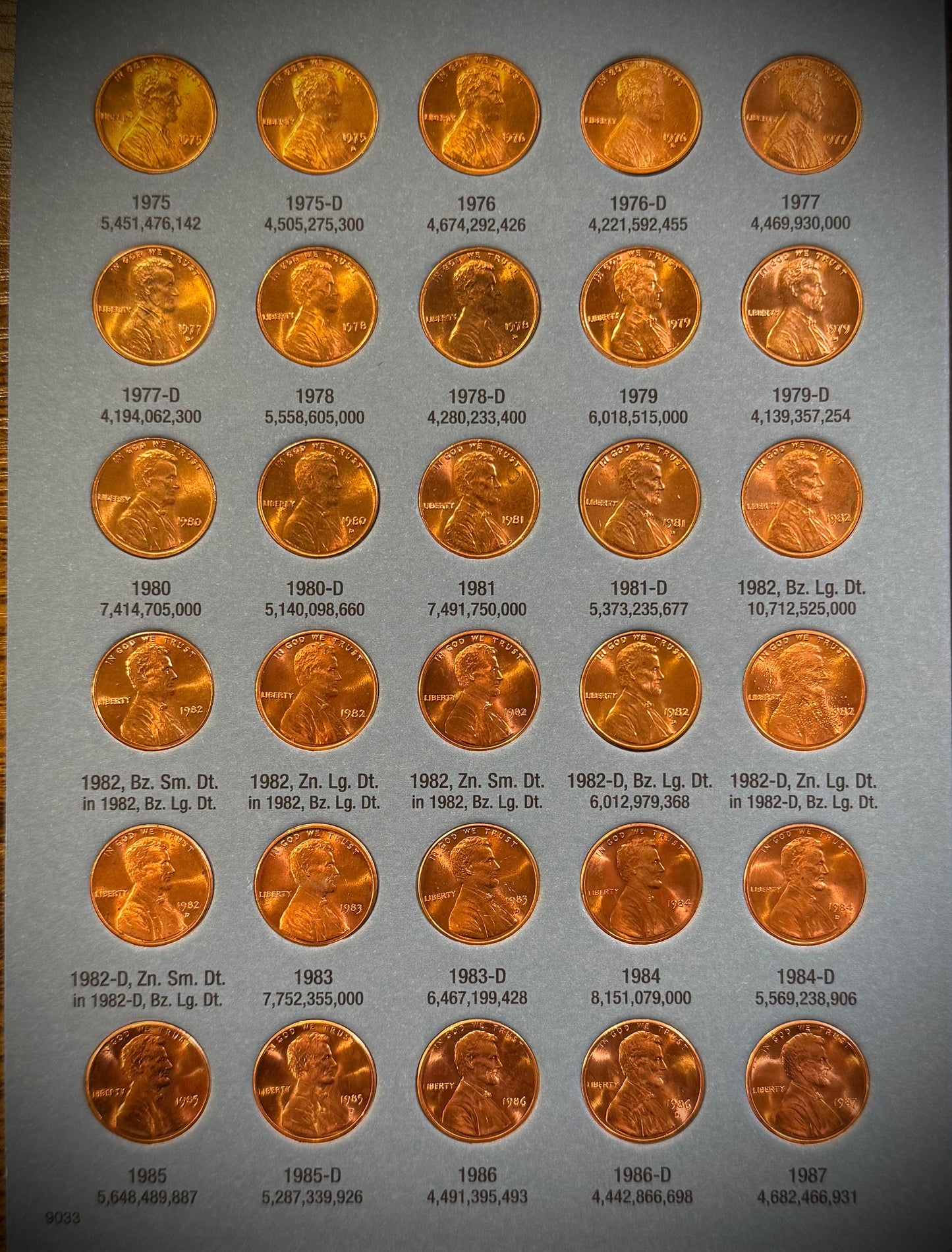 1909 VDB-2025 P D S Lincoln Cent Set NEAR Complete 270 Coins SEMI-KEYS Whitmans
